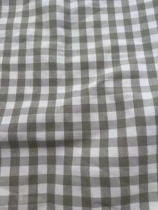 2 Dekokissenbezüge 18x18 Salbeigrün Gingham Karo Preppy Landhaus Traditionell - Bild 1 von 4