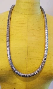 COLLAR LLAMATIVO MALLA CUERDA WHITING & DAVIS VINTAGE 28"-32" - Imagen 1 de 6