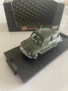 BRUMM DIECAST 1:43 FIAT 600D POLIZIA STRADALE 1960 POLICE VEHICLE MINT IN BOX - Picture 1 of 9