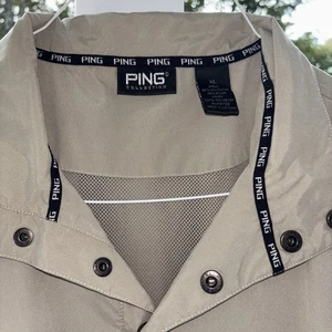 PING Performance Hombres Pullover Manga Corta Golf Chaqueta/Rompevientos-X-GRANDE - Imagen 1 de 7