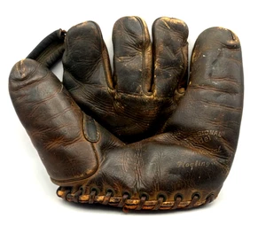 1940's Marathon Stan Musial Professional Model, RHT, Split Finger Baseball Glove - Picture 1 of 15