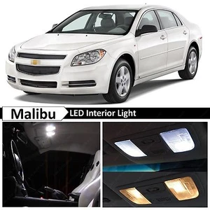 11x Paquete de Luces LED Cúpula Mapa Interior Blanco para Chevy Malibu 2008-2012 - Imagen 1 de 10