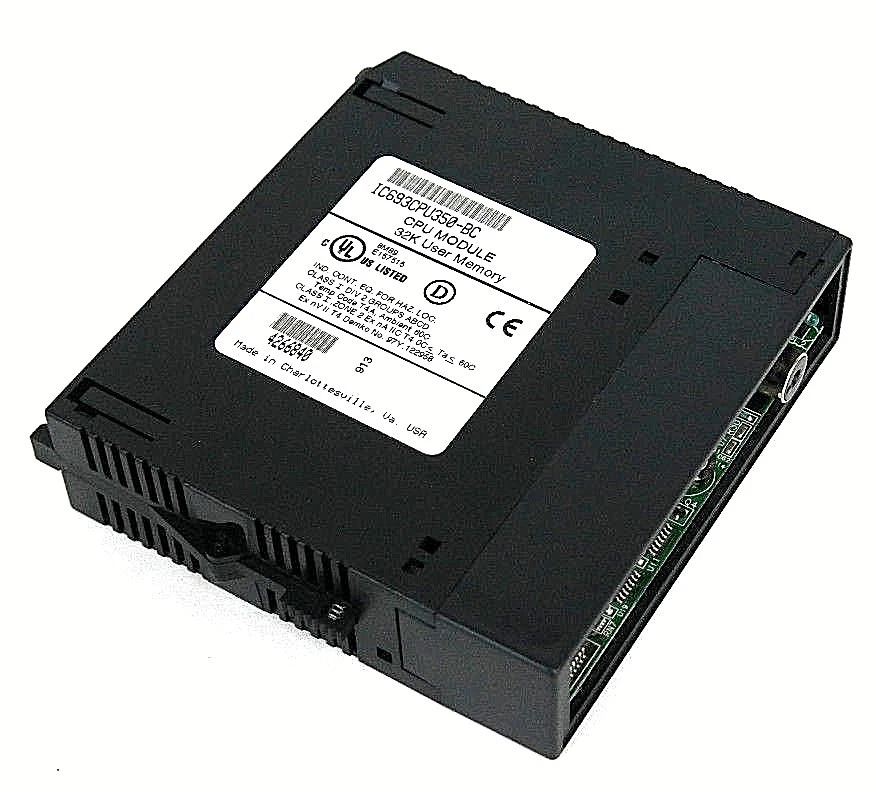 GE FANUC IC693CPU350-BC CPU MODULE 32K USER MEMORY IC693CPU350BC - Image 1 of 4