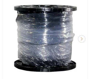 THHN-6 AWG GAUGE BLACK NYLON PVC STRANDED COPPER BUILDING WIRE 150' - Picture 1 of 1