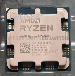 AMD Ryzen 5 7600X R5 7600X AM5 CPU Processor 4.7 GHz 6 core 12 threads 32MB 105W - Picture 1 of 1