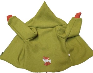 Wollwalkjacke Zipfeljacke Fuchs Stickere  Wendejacke Wollwalk Kapuze Kinder Baby - Bild 1 von 17