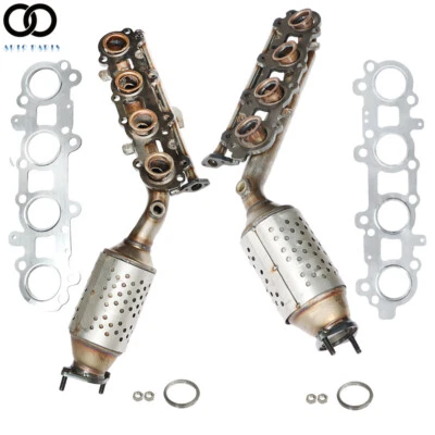 Both Manifold Catalytic Converters For Toyota 4Runner & Lexus GX470 4.7L 2005-09 - Image 1 of 4
