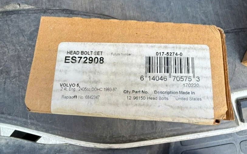 Juego de pernos de culata Fel-Pro ES 72908 para modelos seleccionados de Volvo 93-16 Foto 1 de 2