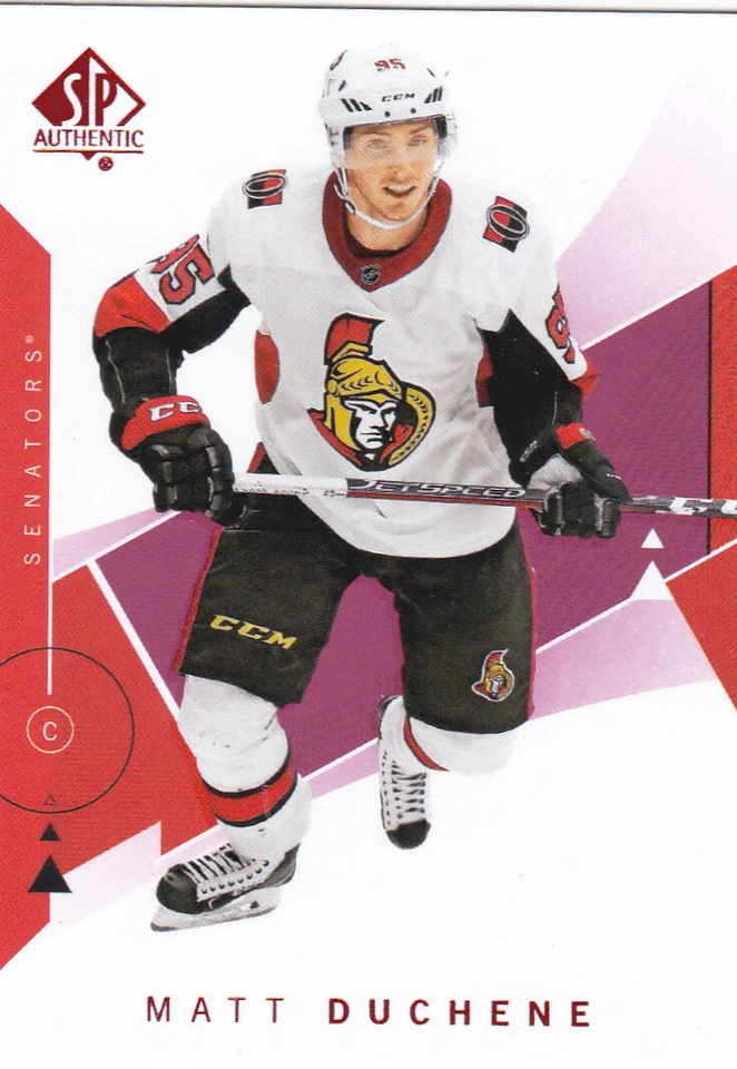 18/19 SP AUTHENTIC..MATT DUCHENE..LIMITED RED..# 8..SENATORS..FREE COMBINED SHIP - Image 1 of 1