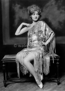 Ziegfeld Follies - Flapper Girl - 8 x 10 PUBLICITY PHOTO Vintage 1920s glamour - Picture 1 of 1
