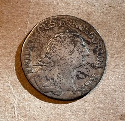 Prussia (Germany) - 1765-F Silver 1/2 Thaler - Scarce Mint - Image 1 of 3