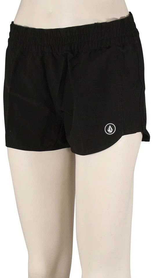 Volcom Simply Solid 2" Women's Boardshorts - Black - New - Image 1 of 1
