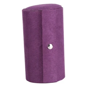 HG (Purple)Portable 3 Layers Cylinder Shaped Jewelry Storage Box Organizer For - Zdjęcie 1 z 10