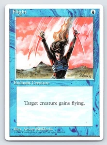 Flight MTG Alternate 4th Edition Magic The Gathering Anson Maddocks 1995 NM - Picture 1 of 2