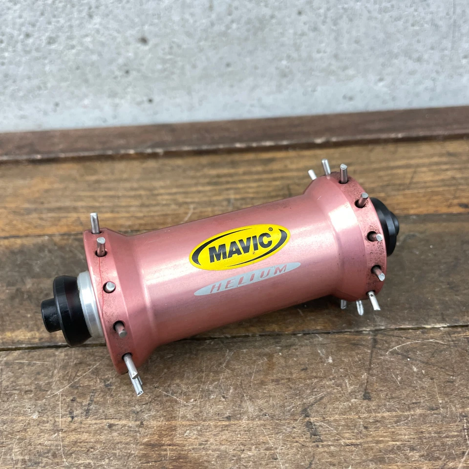 Vintage Mavic Helium Hub 26h 26 Hole Road Front Straight Pull 100 mm Sealed FADE - Image 1 of 4