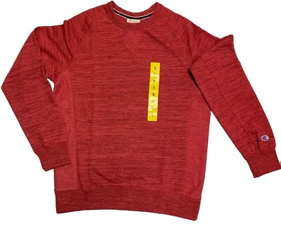 Champion Men's French Terry Crew Pullover Crimson - Image 1 of 2