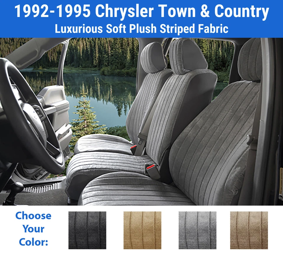 Fundas de asiento Madera para Chrysler Town & Country 1992-1995 Foto 1 de 4