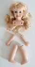  Porcelain Doll Parts Head With Wig, Matching Arms&Legs For Doll Making Repair