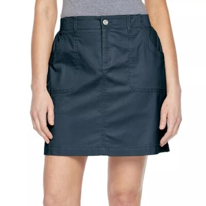 NUEVA Falda Corta Croft & Barrow Calce Clásico Algodón Elastizado Azul Marino Utilitaria 6 - Imagen 1 de 5