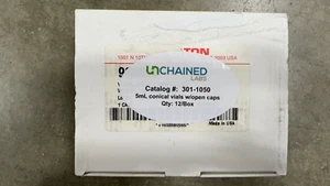 Unchained Labs 301-1050 5ml conical vials w/open caps, 12/box - Picture 1 of 2