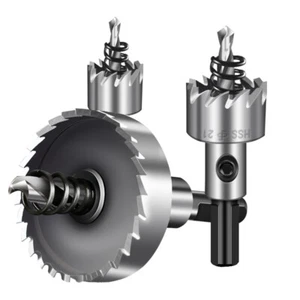 Metal Hole Saw Drill Bit 18mm - 80mm HSS Cutter Bit Stainless Steel Special Tool - Picture 1 of 4