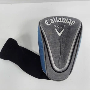 Callaway Golf Club Driver Wood Head Cover #1 Light Blue Grey - Picture 1 of 4