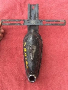 1938 Oldsmobile F38 L38 License Plate Light Lamp Base Trunk Handle LICO Frame - Picture 1 of 9