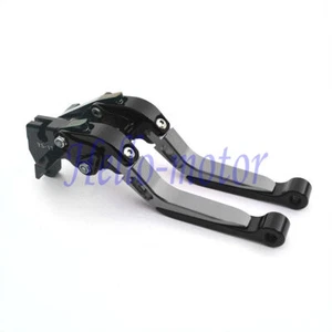 Fold Long Brake Clutch Lever For SUZUKI GSX250R GSX650F GSX1250F GSX1400 GW250 - Picture 1 of 8