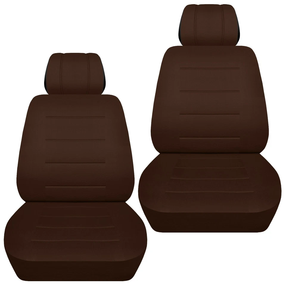 Juego fundas asiento coche delanteras se adapta a Kia Soul 2010-2020 marrón macizo Foto 1 de 1