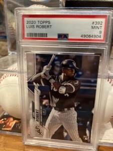 2020 Topps #392 Luis Robert Rookie Card PSA 9