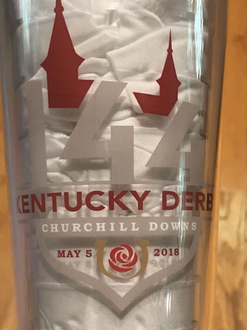 Kentucky derby 22 Oz Tumbler New 2018 144 Running Chuchill Downs Cover