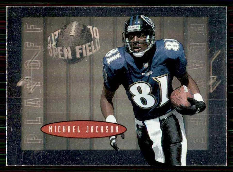 1996 Playoff Contenders Open Field Michael Jackson Cleveland Browns #89 - Image 1 of 2
