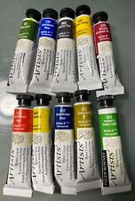 10 x 5ml Daler Rowney Artists watercolour tubes. New. Free PP