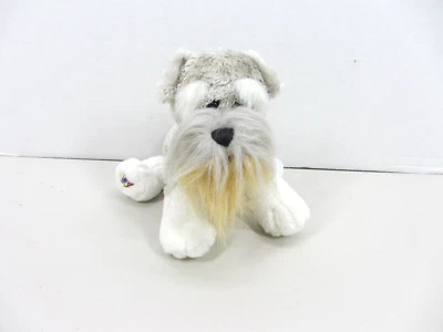 Ganz Webkinz Schnauzer HM159 Plush Puppy DogGray/White Stuffed Animal NO CODE - Image 1 of 4
