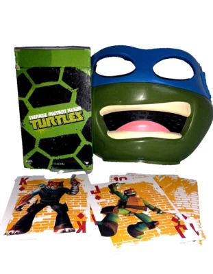 Máscara y baraja de cartas de tortuga ninja The Teenage Mutant Foto 1 de 4