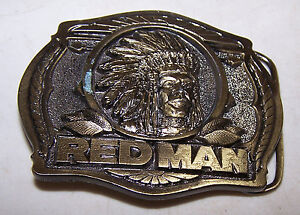 1988 Limited Edition REDMAN Chewing Tobacco Belt Buckle