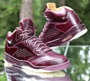 Nike Air Jordan 5 Retro Premium Bordeaux Men’s Size 14 Wine Custom 881432-612 - Picture 1 of 18