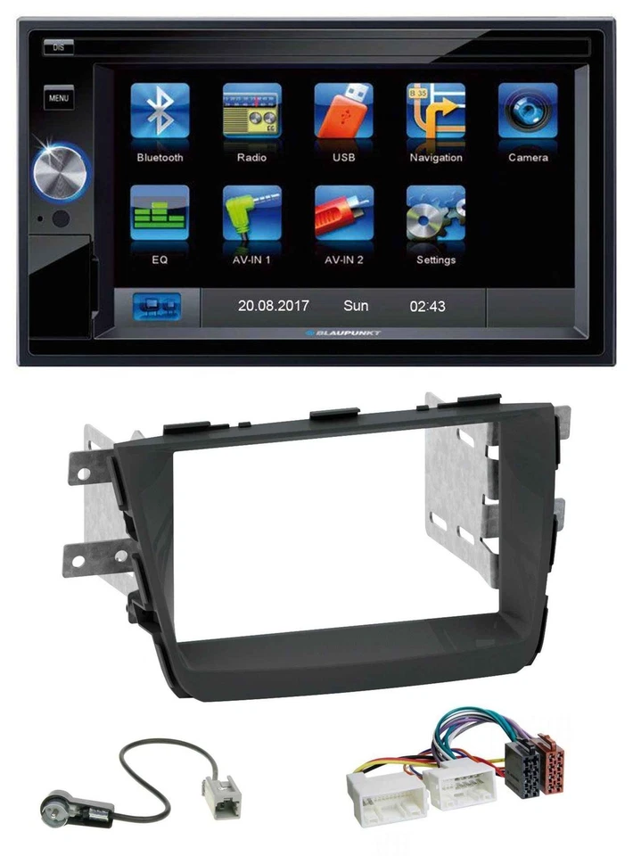 Blaupunkt SD Bluetooth 2DIN MP3 USB AUX Autoradio für Kia Sorento II XM Facelift - Bild 1 von 4