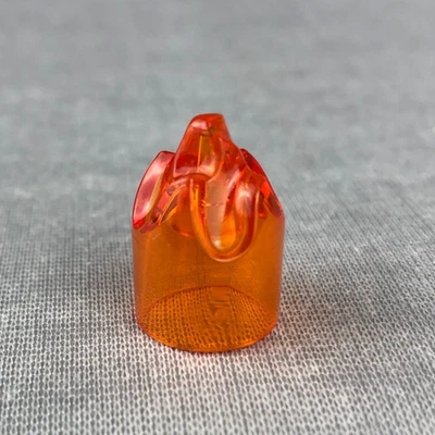 LEGO NEXO CABALLEROS Minifigura Tocado 15404 Llamas Transparente Naranja Cubierta de Cabeza Foto 1 de 4