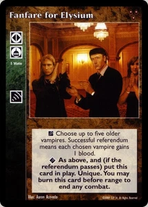 Fanfare for Elysium [HttB set] - VTES card - Imagen 1 de 2
