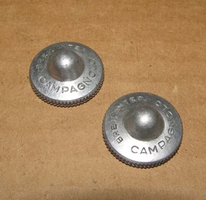 2 Campagnolo No. 3396 Gran Sport Shifter Milled Nuts Side Knobs - Picture 1 of 3