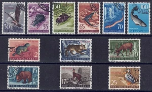 TRIESTE B 1954 Animali 12v us - Picture 1 of 1