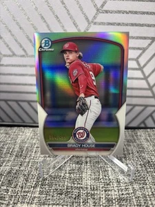 BRADY HOUSE 2023 Bowman Chrome REFRACTOR /499 Nationals - Picture 1 of 2