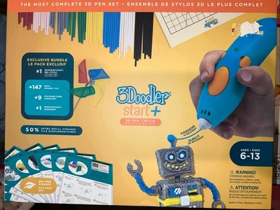 3Doodler Start + Paquete de bolígrafo de impresión 3D para niños, conjunto de actividades artísticas y artesanales Foto 1 de 2