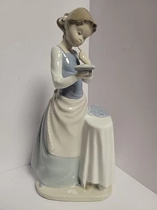 LLADRO “Girl Ironing” Figurine #4981 Iron Board -  No Box - Picture 1 of 8
