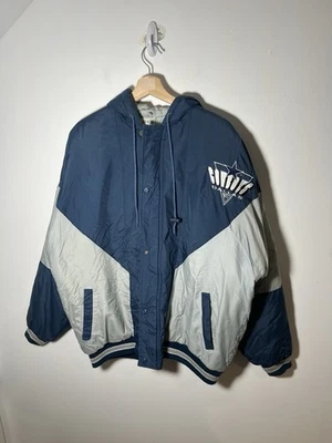 Chaqueta acolchada vintage años 90 Dallas Cowboys Logo 7 talla grande 27 x 30 Foto 1 de 4