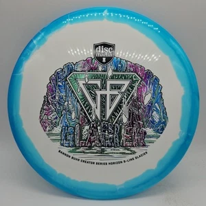 Discmania Horizon S-Line Glacier Gannon Buhr Creator Series Triple Foil Blu/Wht  - Picture 1 of 3