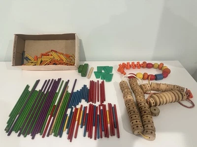 Lot of Vintage Tinkertoys- Variety of Pieces - Image 1 of 4