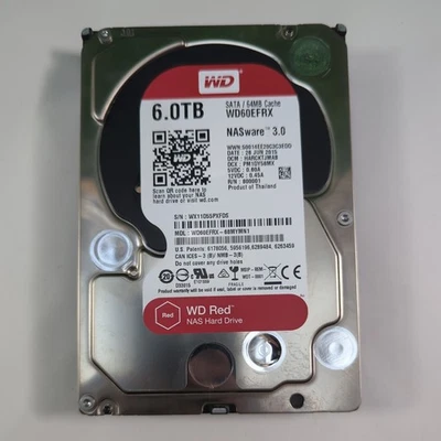 Western Digital WD Red 6TB Hard Drive WD60EFRX - Image 1 of 4