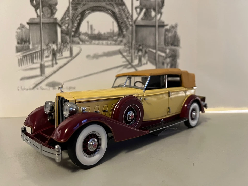 Franklin Mint Packard 1934 Convertible Sedan limited 1:24 inkl. OVP - Bild 1 von 4